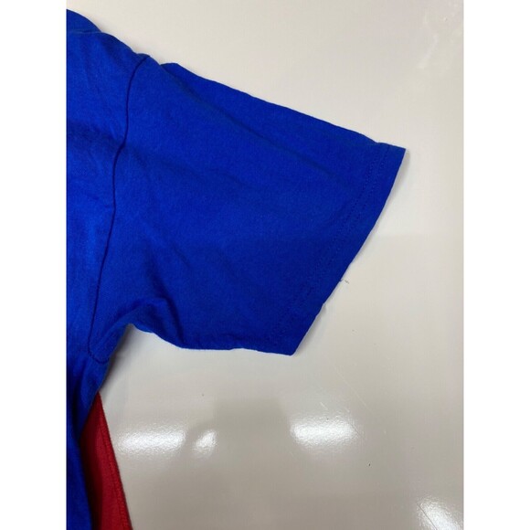 Mens Superman Short Sleeve Shirt with Detachable Cape M - Picture 11 of 11